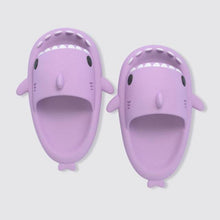 Load image into Gallery viewer, New Summer Slippers Lovely Shark Shape Slides Outdoor Women Shoes Kids Children Flip Flops Lightweight Open Toe Beach Pool Slides Sandals Shark Shower Slipper Toddler Non-Slip Summer Slippers Water Shoes
