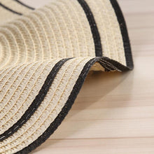 Load image into Gallery viewer, New Summer Women's Beach Hat Wide Side Female Summer Women's Beach Hat Female Unique Luxury Bowknot Design Sun Hat Casual Hat Lady Classic Flat Straw Hat Women Fedora Hat Ideal Gift 54-58cm