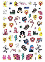 Load image into Gallery viewer, New Super Thin Self-Adhesive Letter 3d Nail Decal Stickers Manicure Nail Art Decoration Accessories Holographic Old English Character Nail Self-Adhesive Sticker English Font Design Manicure Design Water Sliders Decorations Accessories