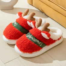 Load image into Gallery viewer, New Thick Sole Christmas Deer Slippers Women Men Indoor Warm Slipper Soft Plush Home Floor Winter Platform Shoes Boys And Girls House Slippers Kids Animal Indoor Slipper Fuzzy Toddler Home Shoes
