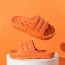 Load image into Gallery viewer, New Thicker EVA Sofa Slides Sole Soft Indoor Slippers Men Women Anti-Slip Sandals Summer Bathroom Platform Shoes Open Toe Soft Slippers Thick Lightweight Non-Slip Shower Bath Cloud Slides Pool Gym House Sandals
