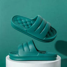 Load image into Gallery viewer, New Thicker EVA Sofa Slides Sole Soft Indoor Slippers Men Women Anti-Slip Sandals Summer Bathroom Platform Shoes Open Toe Soft Slippers Thick Lightweight Non-Slip Shower Bath Cloud Slides Pool Gym House Sandals