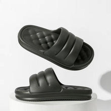 Load image into Gallery viewer, New Thicker EVA Sofa Slides Sole Soft Indoor Slippers Men Women Anti-Slip Sandals Summer Bathroom Platform Shoes Open Toe Soft Slippers Thick Lightweight Non-Slip Shower Bath Cloud Slides Pool Gym House Sandals