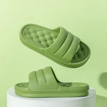 Load image into Gallery viewer, New Thicker EVA Sofa Slides Sole Soft Indoor Slippers Men Women Anti-Slip Sandals Summer Bathroom Platform Shoes Open Toe Soft Slippers Thick Lightweight Non-Slip Shower Bath Cloud Slides Pool Gym House Sandals