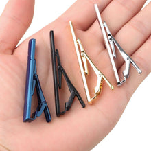 Load image into Gallery viewer, New Tie Clips Men's Metal Necktie Bar Simple Metal Tie Clips Bar Clips for Men Skinny Tie Bar Clasp Best Gift Business Wedding Daily Dress Suit Accessories Shirts Tie Clip CeremonyTie Clip Man Accessories