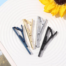 Load image into Gallery viewer, New Tie Clips Men's Metal Necktie Bar Simple Metal Tie Clips Bar Clips for Men Skinny Tie Bar Clasp Best Gift Business Wedding Daily Dress Suit Accessories Shirts Tie Clip CeremonyTie Clip Man Accessories
