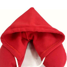 Load image into Gallery viewer, New Travel Hooded U-Shaped Pillow Cushion Car Office Airplane Head Rest Neck Neck Pillow Inflatable Travel Pillow Comfortably Supports The Head Support U-Shaped Luxury Memory Foam Neck Travel Pillow with Hoodie Neck Pillow