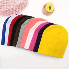 Load image into Gallery viewer, New Trendy Baby Street Dance Hip Hat Cotton Spring Autumn Toddler Cap Scarf For Boys Girls Winter Warm Solid Color Children Hat Men's Winter Hat Warm Orange Yellow Red Blue Black Knitted Casual Hat