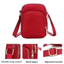 Load image into Gallery viewer, New Trendy Crossbody Zipper Shoulder Bag For Ladies And Girls Multifunction Handbag Wrist Purse For Females