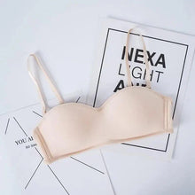 Load image into Gallery viewer, New Trendy Invisible Bras Bralette Underwear Women's Push Up Strapless Bra Wedding Brassiere Underwired Back 1/2 Cup