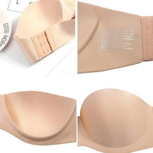 Load image into Gallery viewer, New Trendy Invisible Bras Bralette Underwear Women's Push Up Strapless Bra Wedding Brassiere Underwired Back 1/2 Cup