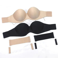 Load image into Gallery viewer, New Trendy Invisible Bras Bralette Underwear Women's Push Up Strapless Bra Wedding Brassiere Underwired Back 1/2 Cup