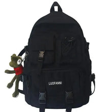 Load image into Gallery viewer, New Trendy Nylon Backpack For Women, Girls And Boy Stylish Travel Mesh, Student College School Bag, Cool Laptop Backpack For Women And Men