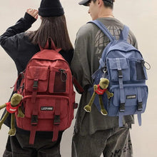 Load image into Gallery viewer, New Trendy Nylon Backpack For Women, Girls And Boy Stylish Travel Mesh, Student College School Bag, Cool Laptop Backpack For Women And Men