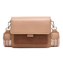 Load image into Gallery viewer, New Trendy Small Square Wide Shoulder Strap Lady Bag For Women And Girl Fashionable Casual Mobile Phone Bag And Wallet