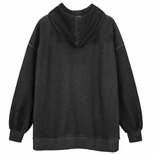 Load image into Gallery viewer, New Trendy Vintage Hip Hop Streetwear Women Hoodies Angel Dark Print Zipper Jacket Coat Hooded Top Clothes Men Women Punk Outwear