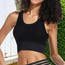 Load image into Gallery viewer, New Trendy Women's T-shirts Workout Sports Bra Yoga Vest Backless Solid Quick Dry Running Gym Sport bra Yoga Shirts