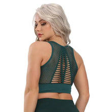 Load image into Gallery viewer, New Trendy Women's T-shirts Workout Sports Bra Yoga Vest Backless Solid Quick Dry Running Gym Sport bra Yoga Shirts