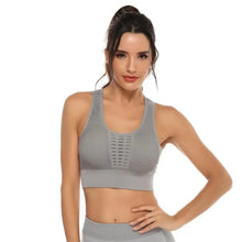 Load image into Gallery viewer, New Trendy Women's T-shirts Workout Sports Bra Yoga Vest Backless Solid Quick Dry Running Gym Sport bra Yoga Shirts
