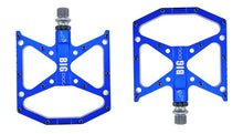 Load image into Gallery viewer, New Ultralight Bicycle Pedals Part Anti-Slip Aluminum Body Road Flat Foot Cycling Sealed 3 Bearing Mountain Bike Pedal Mountain Bike Pedals, Ultra Strong Machined Bicycle Flat Alloy Pedals Non-Slip