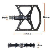 Load image into Gallery viewer, New Ultralight Bicycle Pedals Part Anti-Slip Aluminum Body Road Flat Foot Cycling Sealed 3 Bearing Mountain Bike Pedal Mountain Bike Pedals, Ultra Strong Machined Bicycle Flat Alloy Pedals Non-Slip