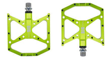 Load image into Gallery viewer, New Ultralight Bicycle Pedals Part Anti-Slip Aluminum Body Road Flat Foot Cycling Sealed 3 Bearing Mountain Bike Pedal Mountain Bike Pedals, Ultra Strong Machined Bicycle Flat Alloy Pedals Non-Slip
