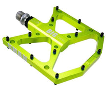 Load image into Gallery viewer, New Ultralight Bicycle Pedals Part Anti-Slip Aluminum Body Road Flat Foot Cycling Sealed 3 Bearing Mountain Bike Pedal Mountain Bike Pedals, Ultra Strong Machined Bicycle Flat Alloy Pedals Non-Slip