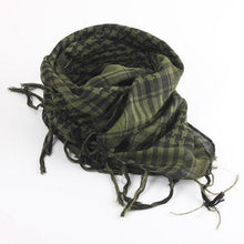 Load image into Gallery viewer, New Unisex Scarf Lightweight Plaid Tassel Arab Desert Shemagh Keffiyeh Scarf Wrap Pashmina Plaid Pattern Large Warm Keeper Military Shemagh Army Desert Keffiyeh Arab Scarf Shawl Neck Cover Head Wrap Scarf Military Shemagh Tactical Desert Keffiyeh