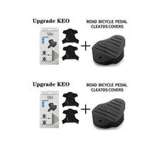 Load image into Gallery viewer, New Upgrade Road Bike Clipless Pedal Platform Adapter Convert For Look System Bicycle Clip Pedal Adaptor Converts Clipless Into Flat Pedals No Cleats Needed Adding Grip And Comfort