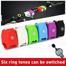 Load image into Gallery viewer, New USB Rechargeable Battery Bicycle Bell 120db Waterproof Cycling Bike Bells Electric Horn Mini Portable Cycling Handlebar Bell Electra Bike Bell Electric Cycling Bells Horn Loud Bicycle Horns Water-Resistant Sound Modes Bike Bells