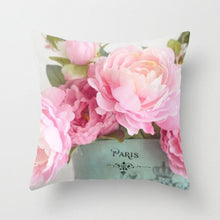 Load image into Gallery viewer, New Velvet Cushion Cover Pillowcase Colorful Flower Cushion Sunflower Rose Mediterranean Pillow Case Decor Sofa Throw Pillows Room 45x45CM