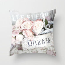 Load image into Gallery viewer, New Velvet Cushion Cover Pillowcase Colorful Flower Cushion Sunflower Rose Mediterranean Pillow Case Decor Sofa Throw Pillows Room 45x45CM