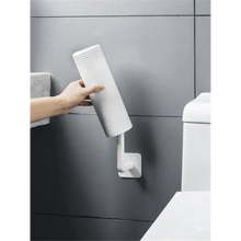 Load image into Gallery viewer, New Vigorous 1Pc Kitchen Self-adhesive Accessories Under Cabinet Paper Roll Rack Towel Holder Tissue Hanger Storage Rack for Bathroom Toilet