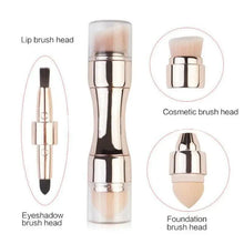 Load image into Gallery viewer, New Vintage Style 4 In 1 Makeup Brushes For Foundation, Eyebrow Shadow, Eyeliner Blush Powder, Brush Cosmetic And Concealer Professional Makeup Brush