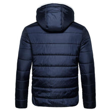 Load image into Gallery viewer, New Waterproof Winter Jacket Men Hooded Warm Autumn Jacket Windproof Hooded Men Blue Comfortable Men's Jackets Lightweight Hiking Jackets For Ski Winter Coat