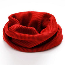 Load image into Gallery viewer, New Winter Autumn Solid Color Soft Cashmere Knit Ring Scarves Neck Warmer Elastic Neck Gaiter Head Wrap Headwear Comfort Collar Female Winter One Loop Scarf For Women