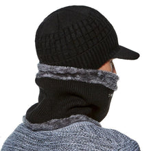 Load image into Gallery viewer, New Winter Hat Skellies Beanies Hats Winter Beanies For Men Women Wool Scarf Caps Balaclava Mask Gorgas Bonnet Knitted Hat Scarf Hat Set Outdoor Sport Warm Beanies Hat For Men Knitted Hats Bandana Hiking Camping Kid Neck Warmer Cap