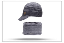 Load image into Gallery viewer, New Winter Hat Skellies Beanies Hats Winter Beanies For Men Women Wool Scarf Caps Balaclava Mask Gorgas Bonnet Knitted Hat Scarf Hat Set Outdoor Sport Warm Beanies Hat For Men Knitted Hats Bandana Hiking Camping Kid Neck Warmer Cap
