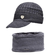 Load image into Gallery viewer, New Winter Hat Skellies Beanies Hats Winter Beanies For Men Women Wool Scarf Caps Balaclava Mask Gorgas Bonnet Knitted Hat Scarf Hat Set Outdoor Sport Warm Beanies Hat For Men Knitted Hats Bandana Hiking Camping Kid Neck Warmer Cap