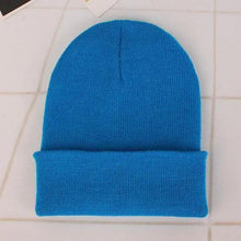 Load image into Gallery viewer, New Winter Hats for Women Men Beanies Knitted Solid Cool Hat Girls Autumn Female Beanie Warm Bonnet Casual Cap For Winter Knitted Autumn Winter Cap Warm Elastic Winter Women and Men Hat