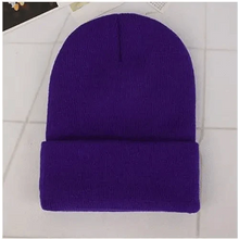 Load image into Gallery viewer, New Winter Hats for Women Men Beanies Knitted Solid Cool Hat Girls Autumn Female Beanie Warm Bonnet Casual Cap For Winter Knitted Autumn Winter Cap Warm Elastic Winter Women and Men Hat