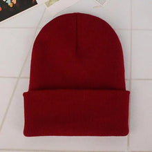 Load image into Gallery viewer, New Winter Hats for Women Men Beanies Knitted Solid Cool Hat Girls Autumn Female Beanie Warm Bonnet Casual Cap For Winter Knitted Autumn Winter Cap Warm Elastic Winter Women and Men Hat