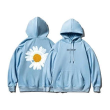 Load image into Gallery viewer, New Winter Loose Hooded Sweatshirts Men Thicken Warm Coat Hoodies Male Oversize Pullovers Sweatshirt Women Sunflower Printed Long Sleeve Pullover Sweatshirts Loose Drawstring Hoodie