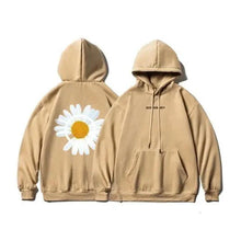 Load image into Gallery viewer, New Winter Loose Hooded Sweatshirts Men Thicken Warm Coat Hoodies Male Oversize Pullovers Sweatshirt Women Sunflower Printed Long Sleeve Pullover Sweatshirts Loose Drawstring Hoodie