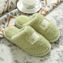 Load image into Gallery viewer, New Winter Men And Women Slippers Indoor Home Warm Plush Non-Slip Wear-Resistant Soft-Soled Couple Cotton House Slippers Memory Foam Slippers Scuff Outdoor Indoor Warm Plush Bedroom Shoes