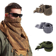 Load image into Gallery viewer, New Winter Women Men Windproof Warmer Military Scarf Muslim Hijab Unisex Scarves Tassel Desert Arab Keffiyeh Shawl Scarf Military Shemagh Tactical Desert Keffiyeh Head Neck Scarf Arab Wrap with Tassel