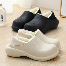 Load image into Gallery viewer, New Winter Women Slipper Soft Bottom Plush Home Shoes Slippers Indoor Waterproof Non-Slip Memory Foam Comfy Fluffy Fur Memory Foam Boots House Shoes Thick Sole 6cm