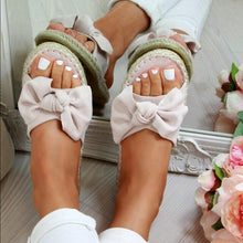 Load image into Gallery viewer, New Women Cute Slippers Open Toe Casual Shoes Outdoor Beach Flops Unisex Cute Soft Sole Indoor Bedroom Slippers Beautiful Comfort Slip-On House Shoes Spa Sandals For Indoor Outdoor Anti-Skid Sole