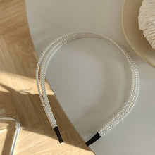 Load image into Gallery viewer, New Women Elegant Full Pearls Simple Hairbands Sweet Headband Hair Hoops Holder Ornament Head Band Lady Fashion Gorgeous Hair Accessories For Women