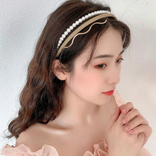 Load image into Gallery viewer, New Women Elegant Full Pearls Simple Hairbands Sweet Headband Hair Hoops Holder Ornament Head Band Lady Fashion Hair Accessories